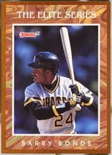 1991 Donruss #1 Barry Bonds The Elite Series /10000 Baseball NM