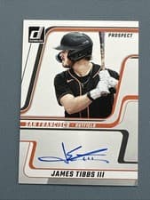 2025 Donruss Next Day Autographs James Tibbs III #ND-JT card