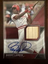 2026 Topps Major League Material Autographs Barry Larkin #MLM2-BL card