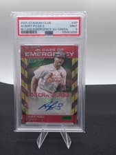 2025 Stadium Club In Case of Emergency Autographs Albert Pujols #ICOEA-AP card