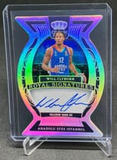 Will Clyburn 2023 Panini Crown Royale Euroleague Royal Signature card