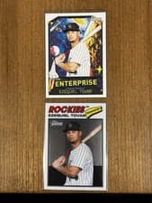 2026 Topps Heritage The Enterprise Ezequiel Tovar #TE-ET card
