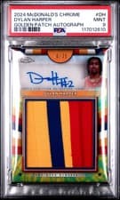 2024 Topps Chrome McDonald's All-American Golden Patch Autographs Dylan Harper #GPA-DH