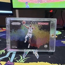 2024-25 Panini Prizm Monopoly Black Money Blast Jayson Tatum #BMB-2 card