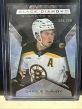2025-26 Upper Deck Black Diamond Diamond Stars Charlie McAvoy #BDS-CM card