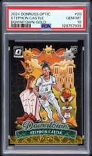 Stephon Castle 2024 Panini Donruss Optic Downtown card
