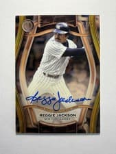 2025 Topps Tribute Pillars Of The Game Autographs Reggie Jackson #PTGA-RJA card