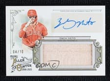 2025 Topps Allen & Ginter Autographed Relics Zach Neto #AGAR-ZN card
