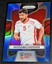 Oussama Haddadi 2018 Panini Prizm World Cup card