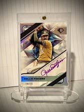 2025 Topps Diamond Icons White PolychromatINK Autographs Rollie Fingers #WPA-RF card