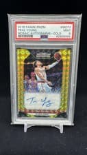 Trae Young 2018 Panini Prizm Mosaic Autographs card