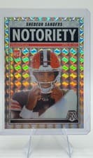 Shedeur Sanders 2025 Panini Mosaic Notoriety card
