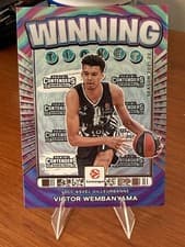 2025-26 Panini Contenders EuroLeague Winning Ticket Victor Wembanyama #8 card