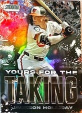 2025 Stadium Club Yours for the Taking Jackson Holliday #YK-12 card