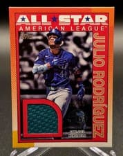 2025 Topps 1990 Topps Baseball All-Star Relics Julio Rodríguez #90ASR-JRO card