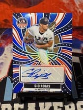 2026 Panini Stars & Stripes Prizm 18U National Team Signatures Gio Rojas #26 card