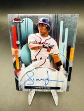 2025 Finest Autographs Andruw Jones #FA-AJO card