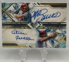 2025 Topps Diamond Icons Iconic Dual Autographs Mike Schmidt/Steve Carlton #IDA-SC card