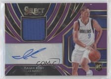 Isaiah Roby 2019 Panini Select Rookie Jersey Autographs card