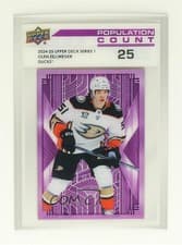 Olen Zellweger 2024-25 Upper Deck Population Count card