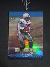 2024 Finest For the Record Barry Sanders #FTR-8 card