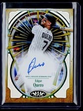 2026 Topps Tier One Tier One Xplosion Autographs Edgar Quero #T1XA-EQ card