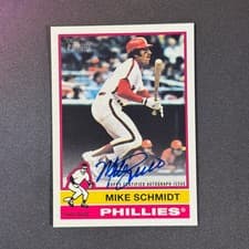 2025 Topps Heritage Real One Autographs Mike Schmidt #76RO-MS card