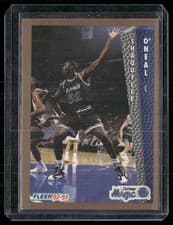 Shaquille O'Neal 1992 Fleer Drake's card