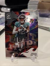 2025 Donruss Optic Light it Up Travis Hunter #4 card