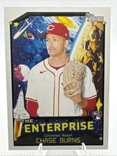 2026 Topps Heritage The Enterprise Chase Burns #TE-CB card