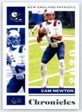 Cam Newton 2020 Panini Chronicles card