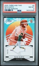 2025 Panini Three and Two On The Horizon Nick Kurtz #6 card