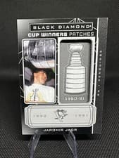 Jaromir Jagr 2022 Upper Deck Black Diamond Cup Winners Patches card