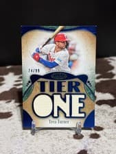 2026 Topps Tier One Tier One Relics Die-Cut Trea Turner #T1RD-TT card