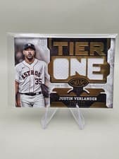 2025 Topps Tier One Die-Cut Relics Justin Verlander #T1RD-JV card