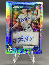 2025 Topps Chrome Logofractor Edition Rookie Autographs Justin Wrobleski #RA-JWR card