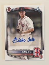 2025 Bowman Prospects Autographs Blake Aita #BPA-BA card