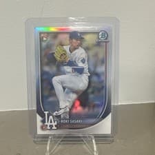 Roki Sasaki 2025 Bowman card
