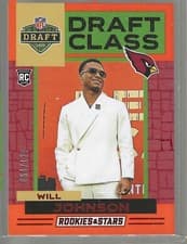 2025 Panini Rookies & Stars Draft Class Will Johnson #9 card
