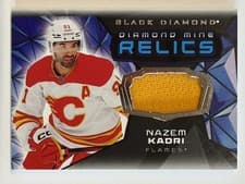 2025-26 Upper Deck Black Diamond Diamond Mine Relics Nazem Kadri #DMR-NK card