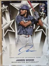 2025 Topps Baseball Stars Autographs James Wood #BSA-JWO