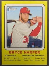 Bryce Harper 2018 Topps Heritage 1969 Collector Cards card