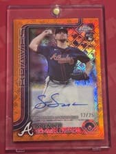 Spencer Schwellenbach 2025 Topps Chrome Logofractor Edition Rookie Autographs card