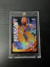 2024-25 Topps Chrome Ultra Violet All-Stars Jalen Brunson #UVAS-5 card