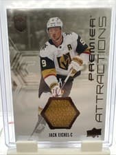 2024-25 Upper Deck Premier Premier Attractions Jersey Jack Eichel #PA-JE card