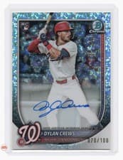 2025 Bowman Chrome Rookie Autographs Dylan Crews #CRA-DC card
