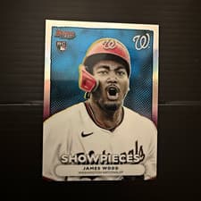 2025 Bowman's Best Bowman Showpieces James Wood #BS-1 card