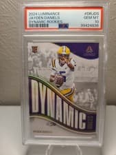 2024 Panini Luminance Dynamic Rookies Jayden Daniels #DR-JDS card