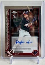 2025 Topps Chrome Update Autographs Daylen Lile #AC-DL card