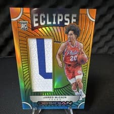 2024-25 Panini Obsidian Eclipse Materials Jared McCain #EM-JMC card